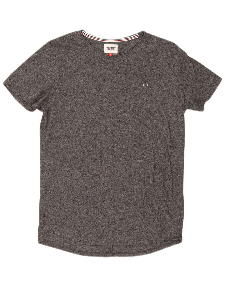 T-shirt da uomo Tommy Hilfiger Top XL grigio chiazzato