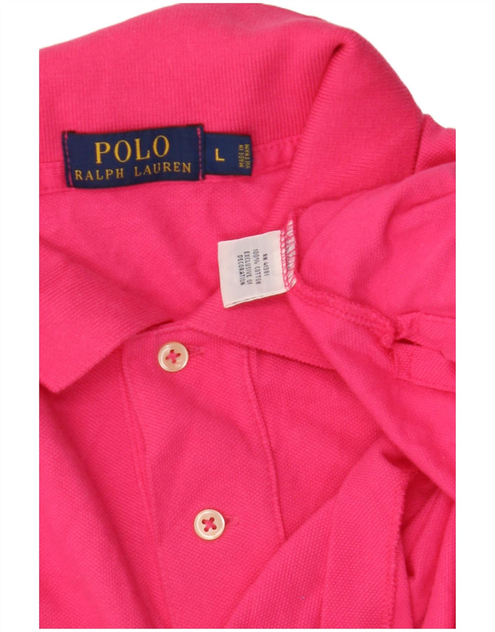 Polo Ralph Lauren Camicia da uomo grande in cotone rosa