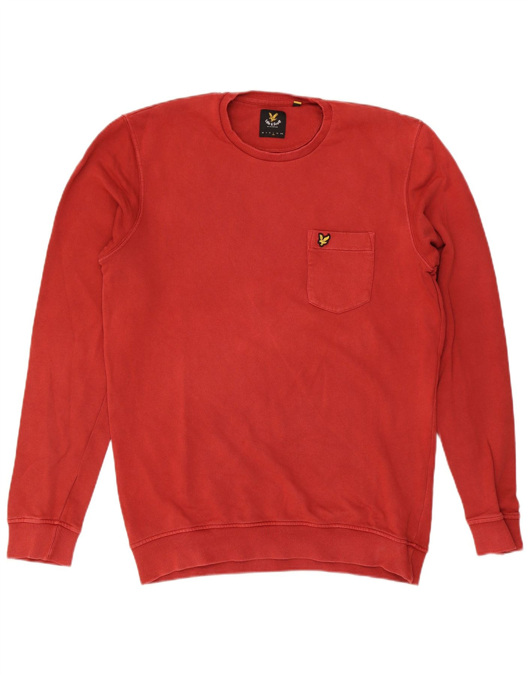 Felpa da uomo Lyle & Scott, grande, in cotone rosso