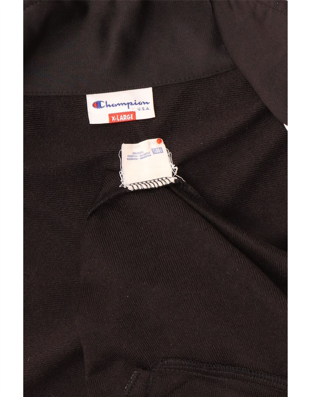 Giacca da tuta grafica da uomo Champion XL Black Colourblock