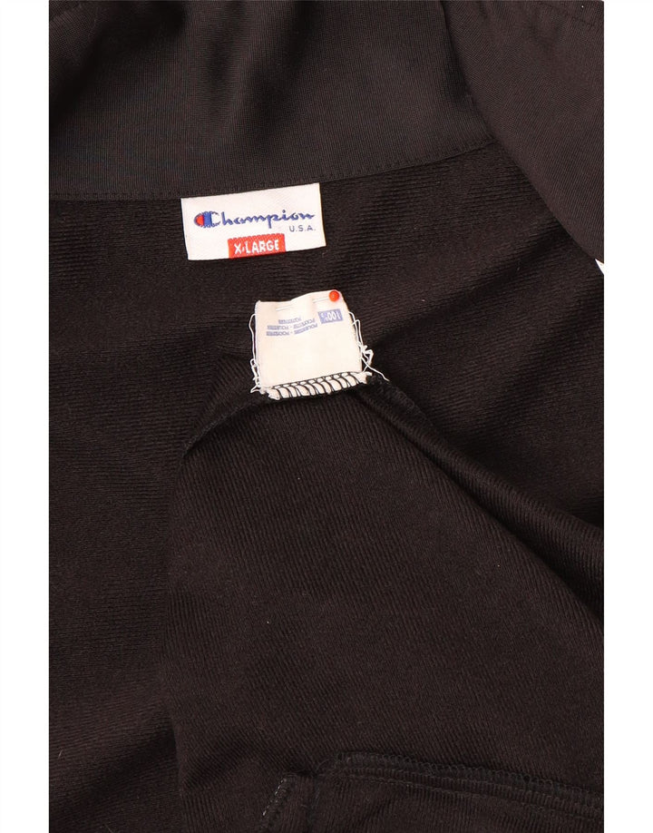 Giacca da tuta grafica da uomo Champion XL Black Colourblock
