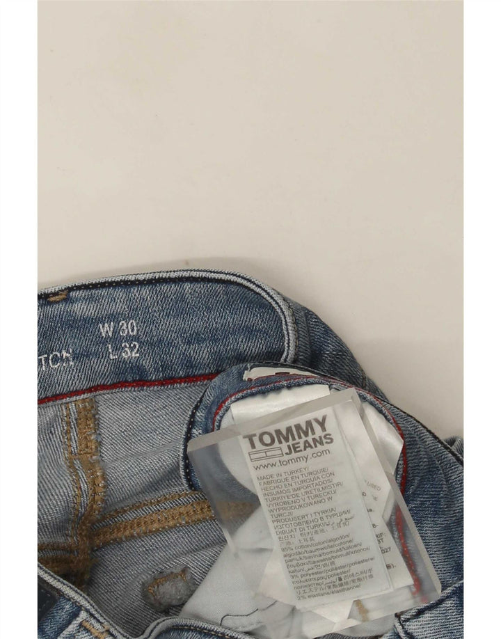 Jeans slim da uomo Tommy Hilfiger W30 L32 cotone blu