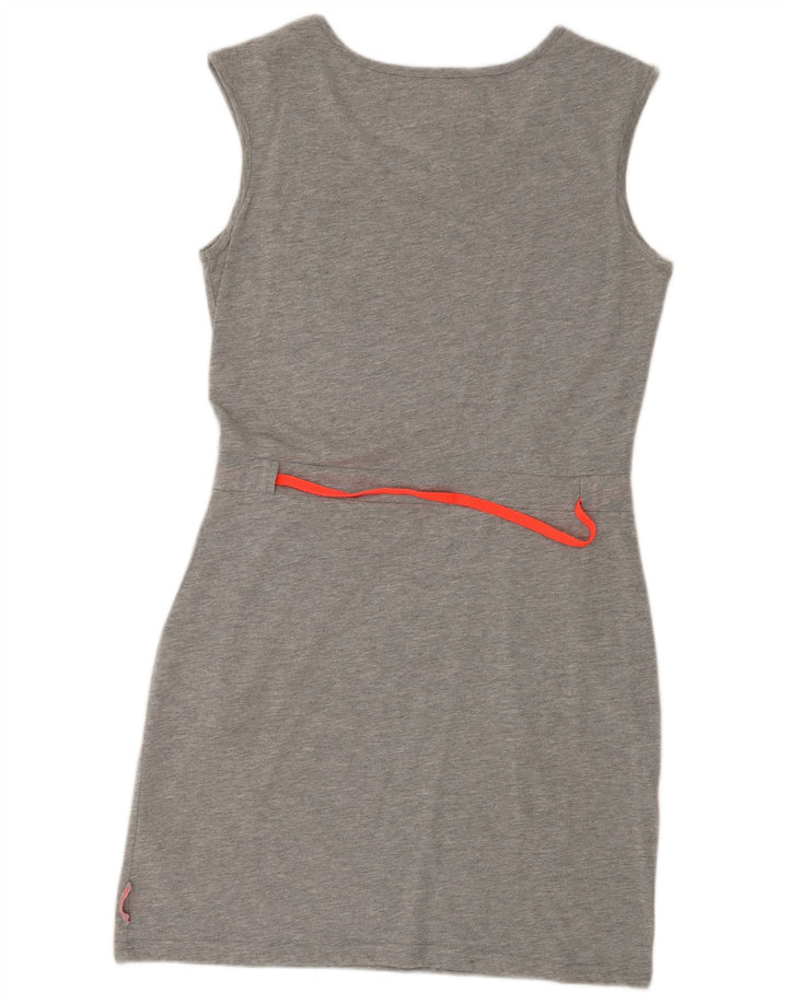 Abito tubino senza maniche da donna Superdry UK 14 grande poliestere grigio
