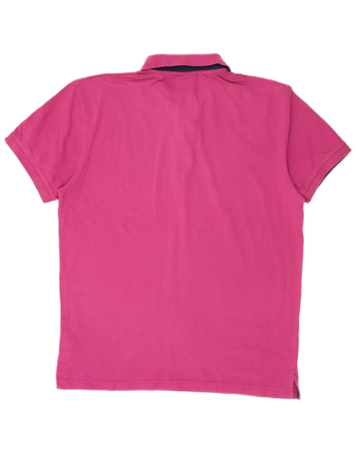 Polo da uomo Gant XL in cotone rosa
