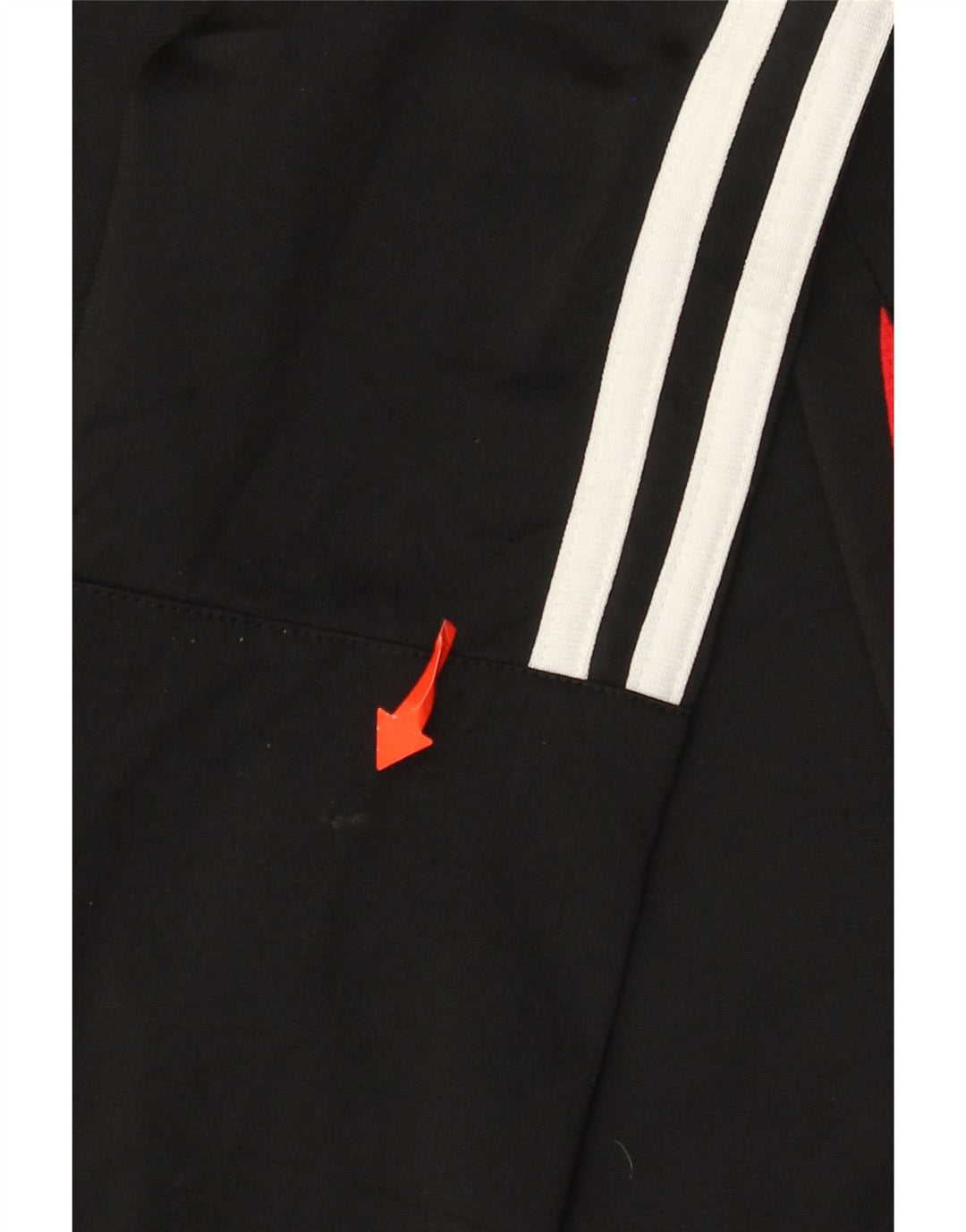 Giacca da ginnastica grafica da ragazzo Adidas 11-12 anni Colorblock nera