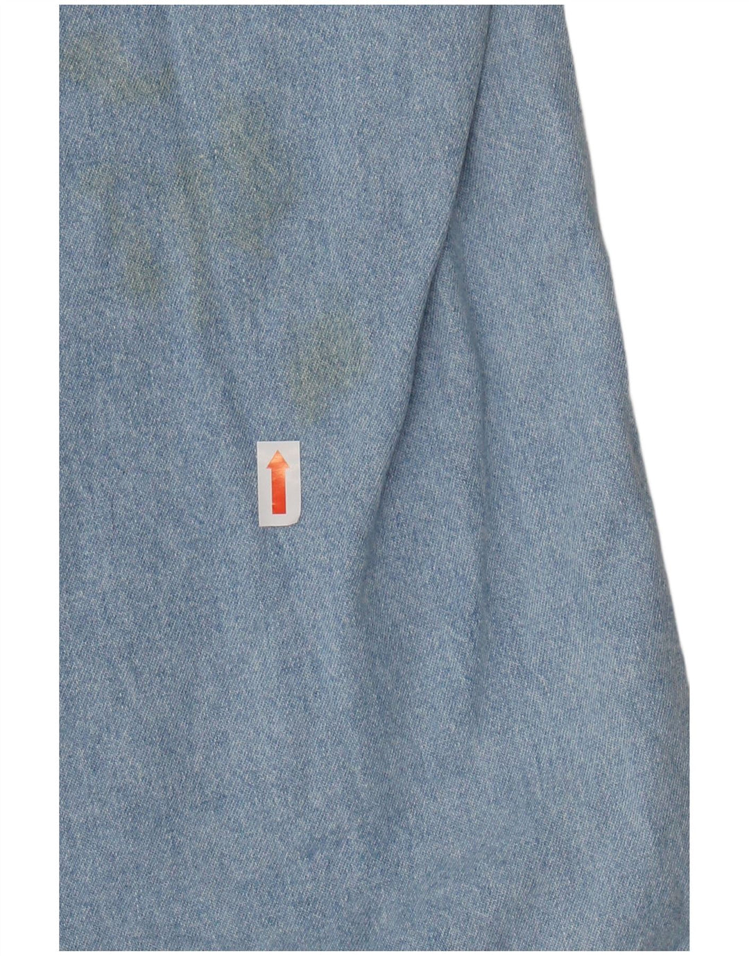 CARRERA Camicia in denim da uomo a manica corta taglia 43/44 XL Cotone blu