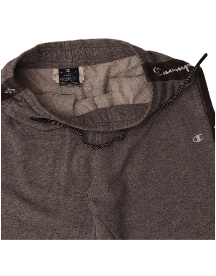 Pantaloncini sportivi grafici da uomo Champion Small in cotone color block grigio