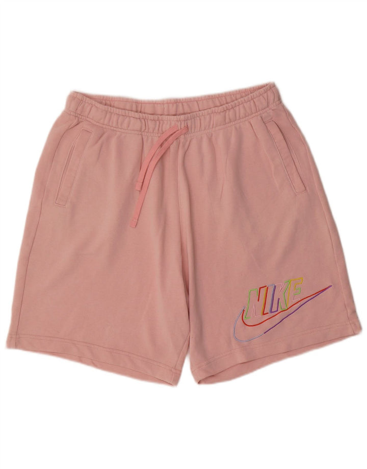 Pantaloncini sportivi Nike da uomo con grafica grande rosa