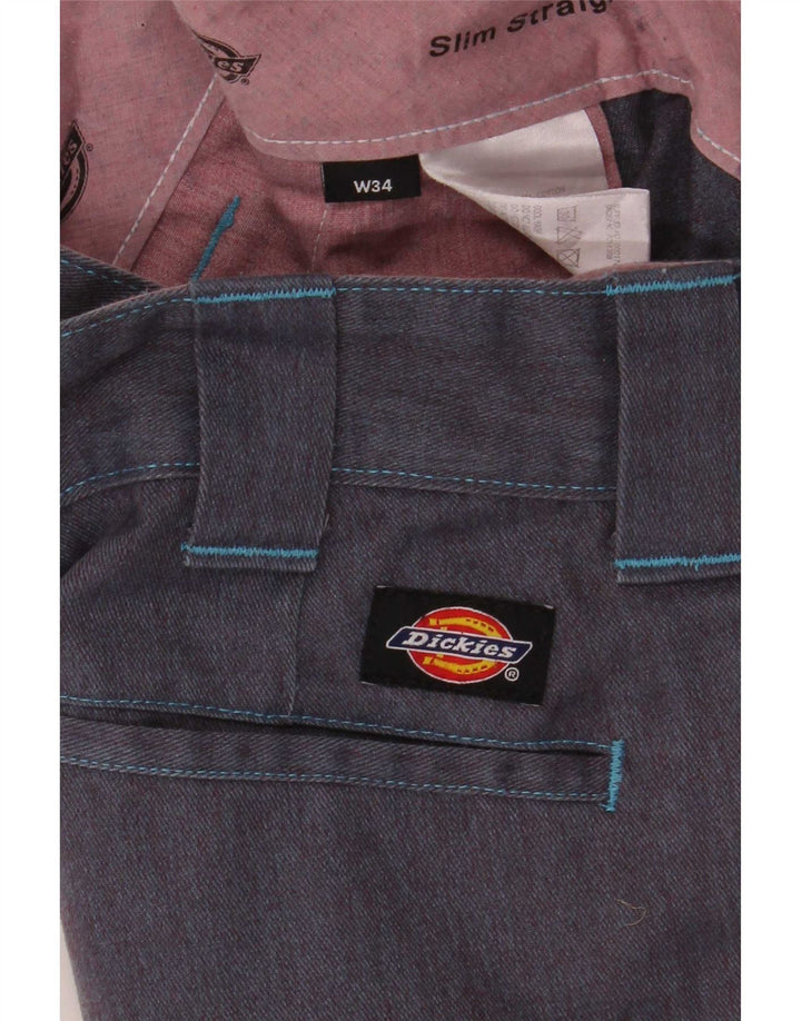 Pantaloncini chino da uomo Dickies W34 Large blu navy in poliestere