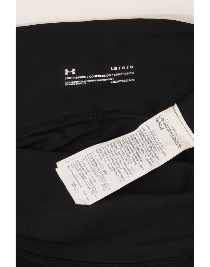 Leggings Heat Gear da donna Under Armour UK 14 grande poliestere nero