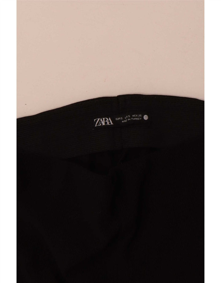Leggings svasati da donna Zara UK 8 piccoli neri