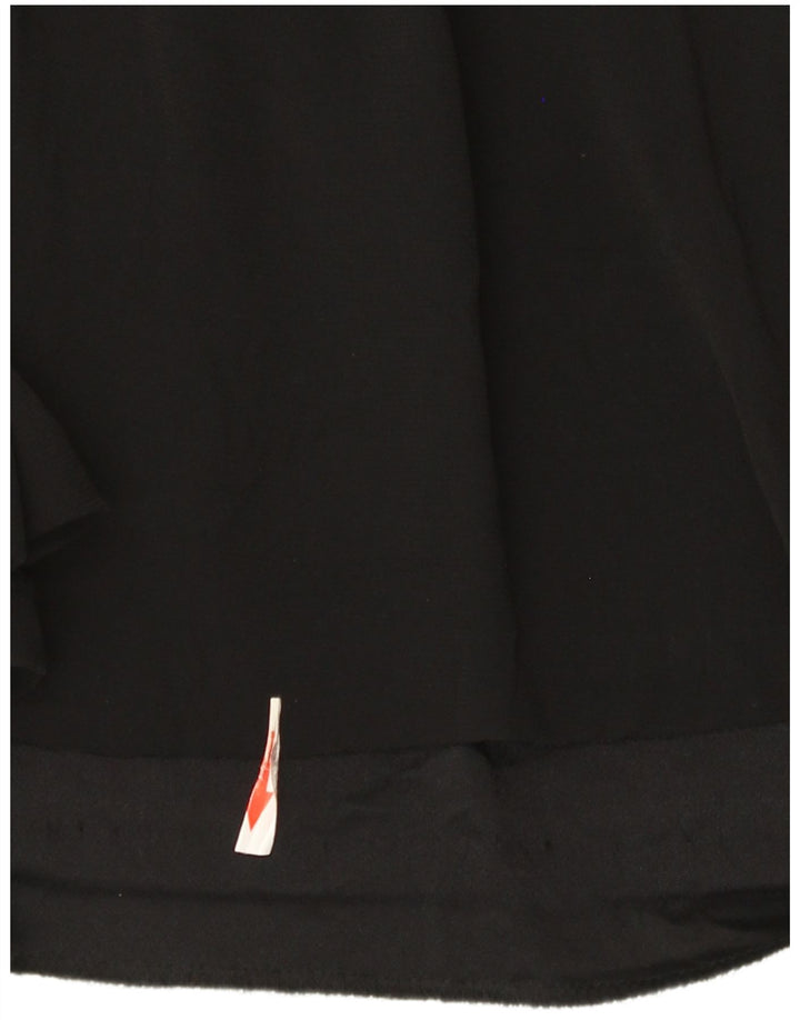 Top Zara da donna a maniche lunghe UK 14 viscosa color block medio nero