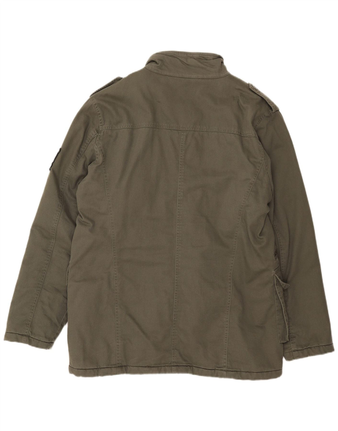Giacca militare da uomo Muchmore UK 42 XL cotone kaki