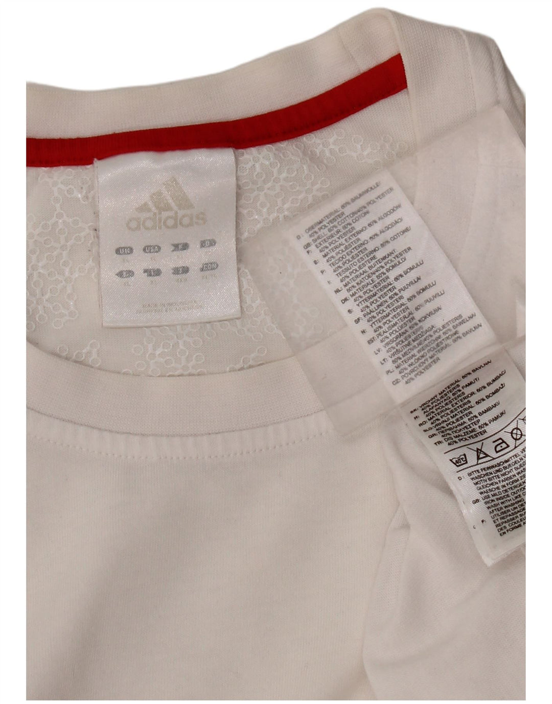 T-shirt da uomo Adidas Top XL in cotone bianco