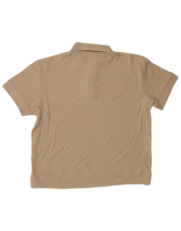 Polo da uomo Calvin Klein beige medio