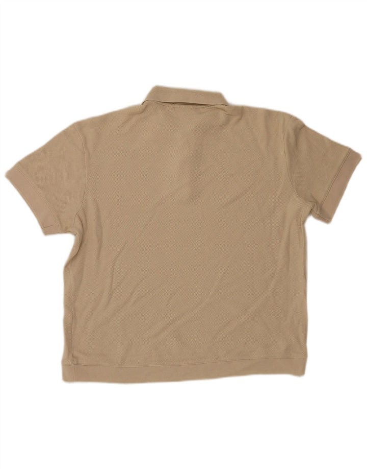 Polo da uomo Calvin Klein beige medio