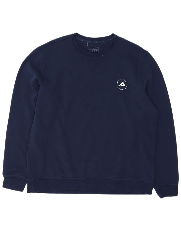 Felpa Adidas Uomo Maglione XL Blu Navy