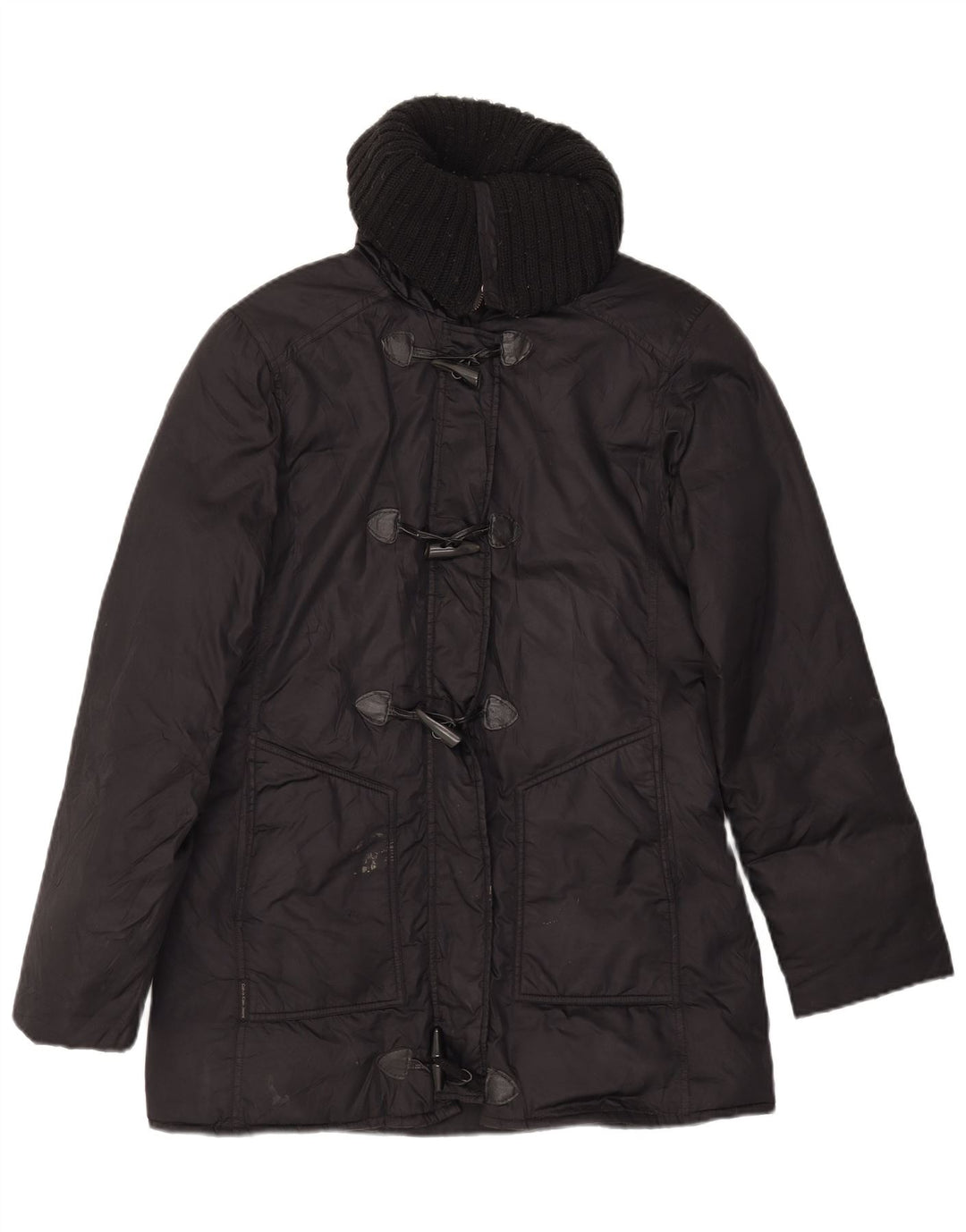 Cappotto imbottito da donna Calvin Klein Jeans UK 14 medio nero