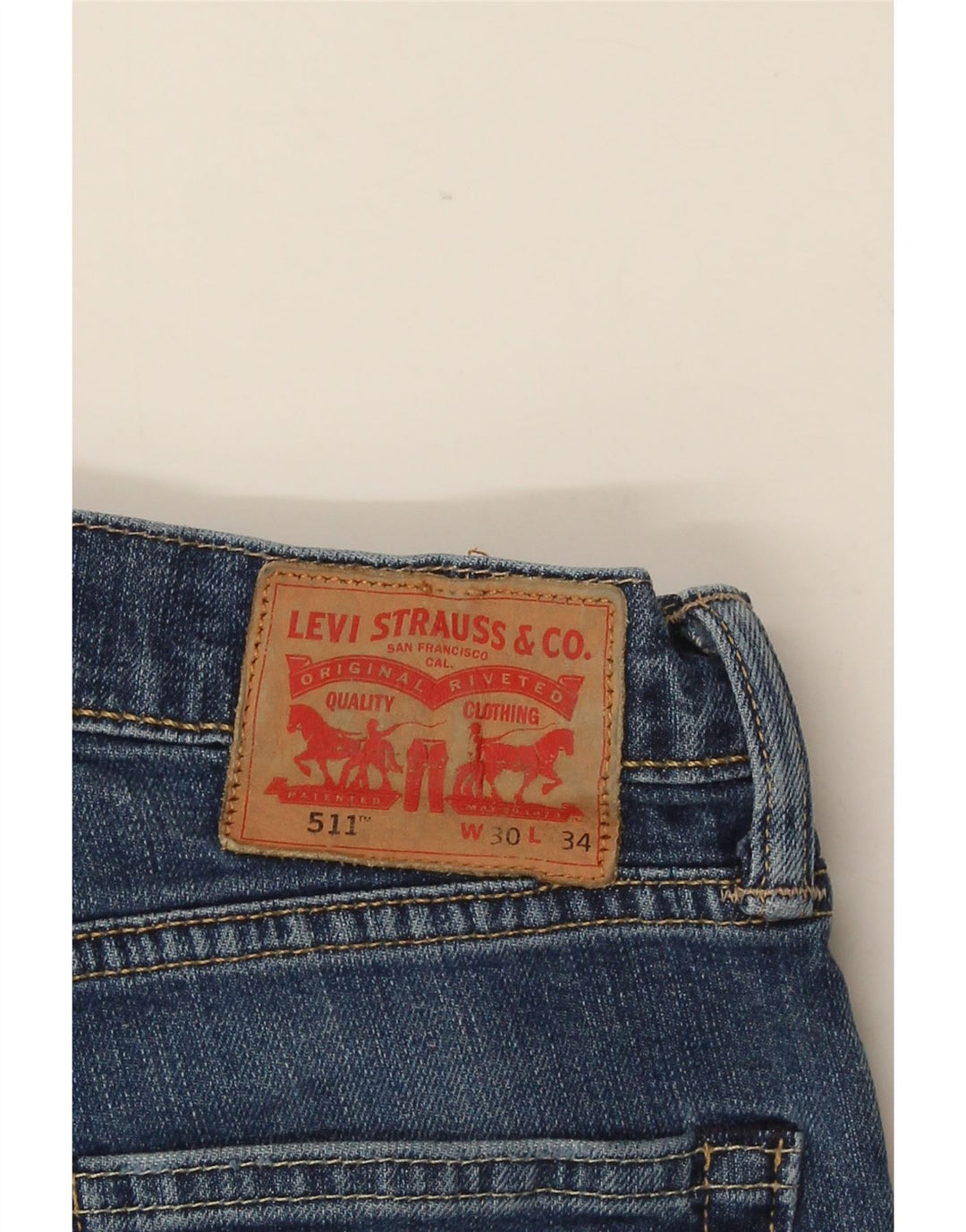 Jeans Levi's 511 Slim da donna W30 L28 in cotone blu