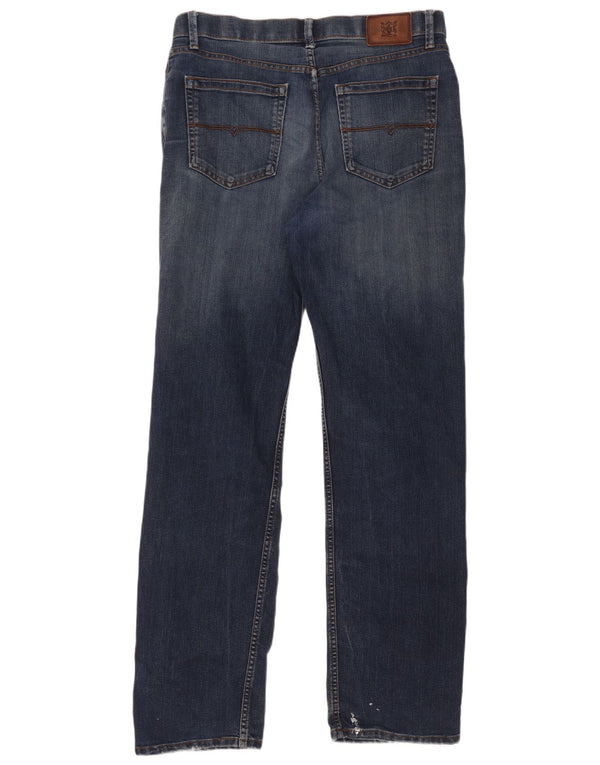Jeans dritti da uomo Marks & Spencer W34 L33 cotone blu
