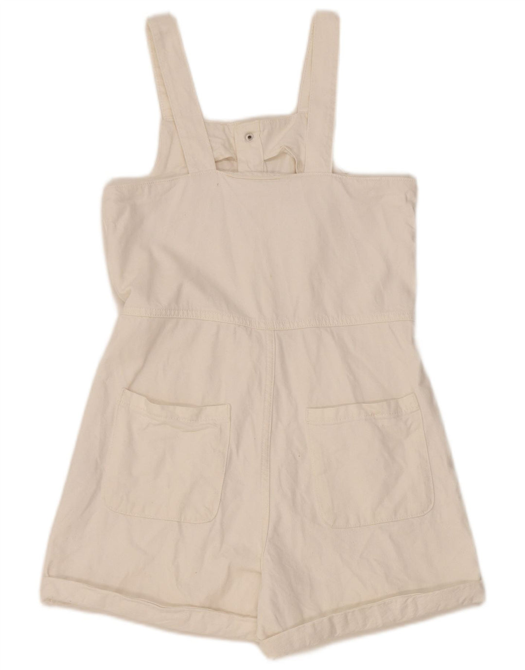 Tutina corta in denim per ragazze Zara 13-14 anni in cotone bianco