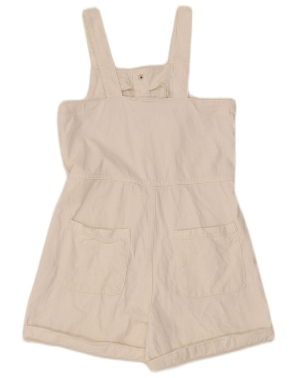 Tutina corta in denim per ragazze Zara 13-14 anni in cotone bianco