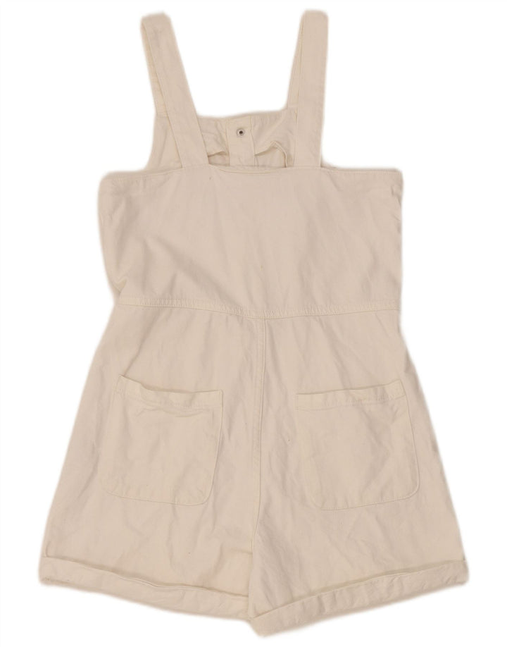 Tutina corta in denim per ragazze Zara 13-14 anni in cotone bianco