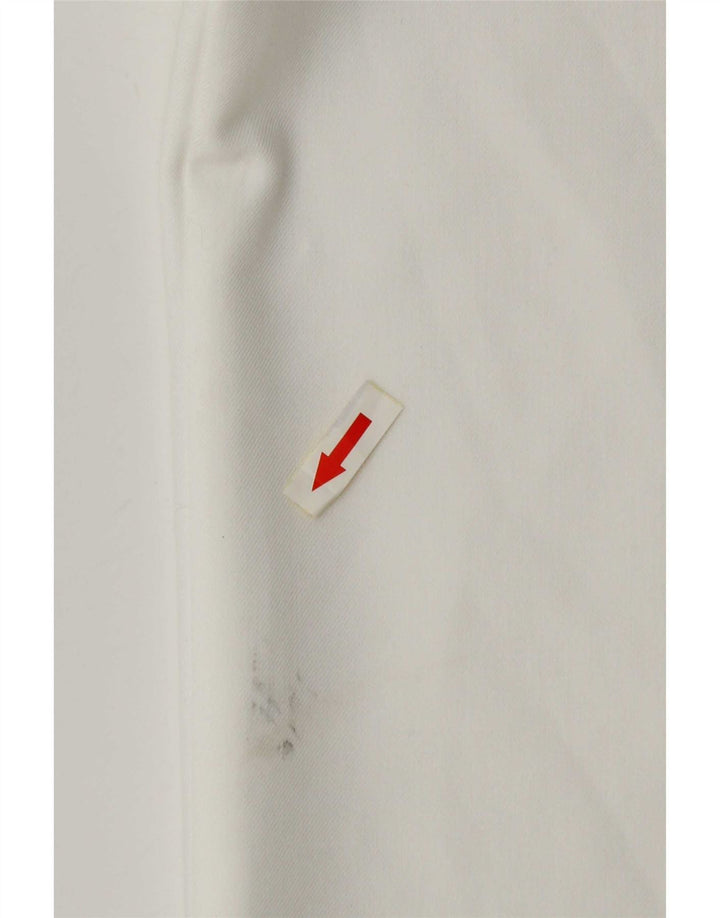 Pantaloni chino a gamba larga da donna Zara medi W28 L31 bianchi