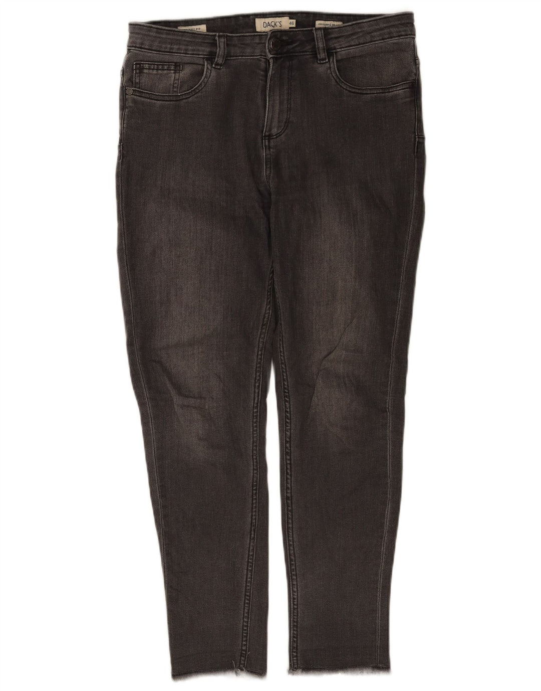 Jeans skinny corti da donna di Dack IT 46 Large W30 L26 Grigio