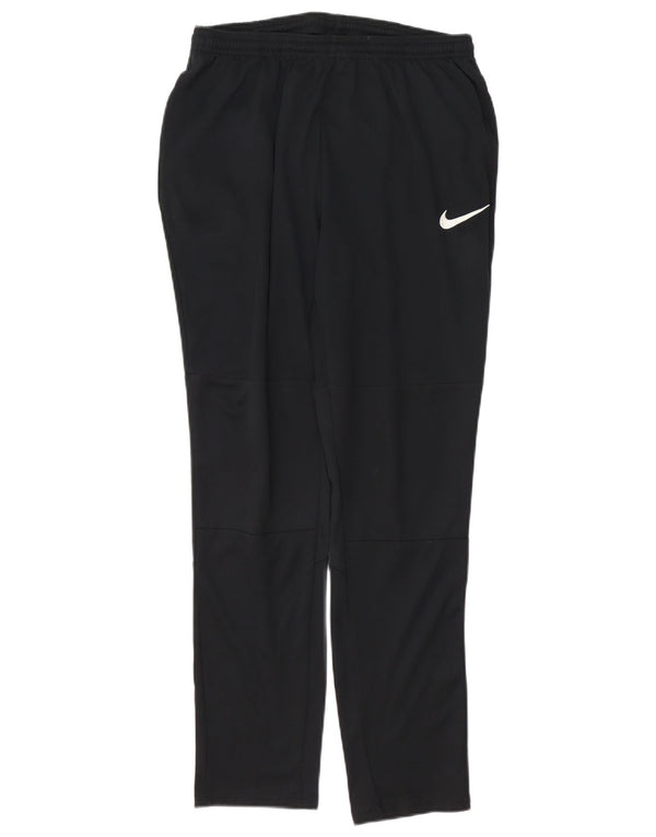 Pantaloni da tuta NIKE Dri Fit da donna UK 12 Medium Nero Poliestere