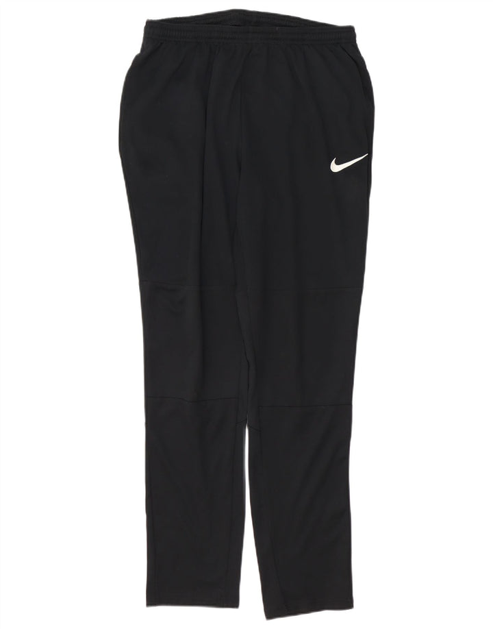 Pantaloni da tuta NIKE Dri Fit da donna UK 12 Medium Nero Poliestere