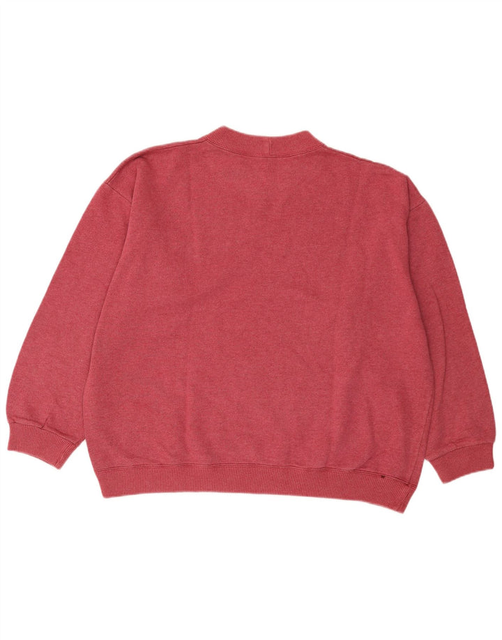 Felpa da uomo vintage maglione XL rosa