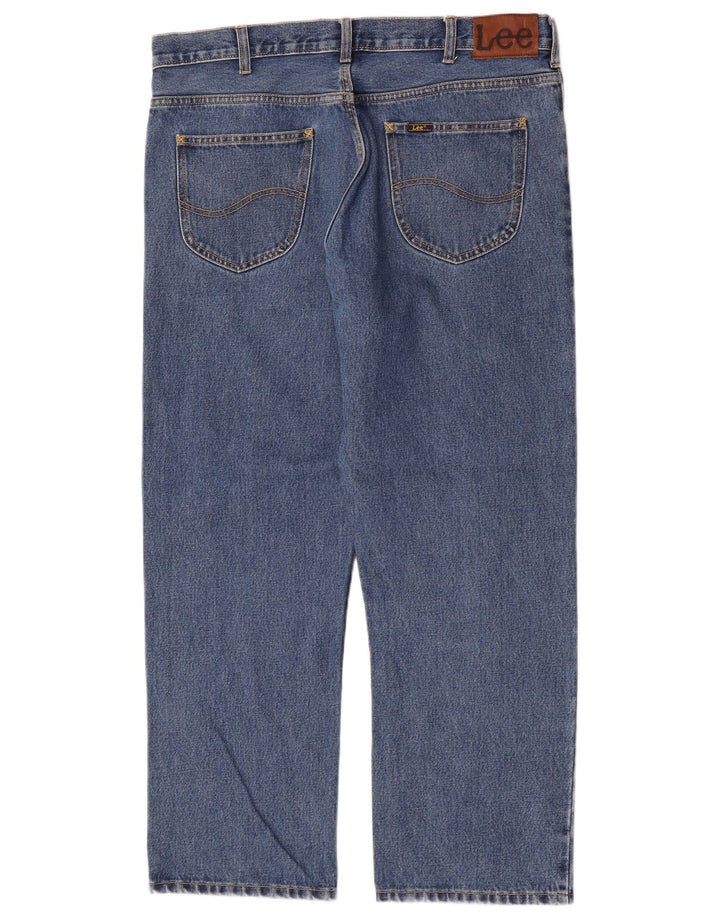 Jeans dritti da uomo Lee Brooklyn W38 L30 cotone blu