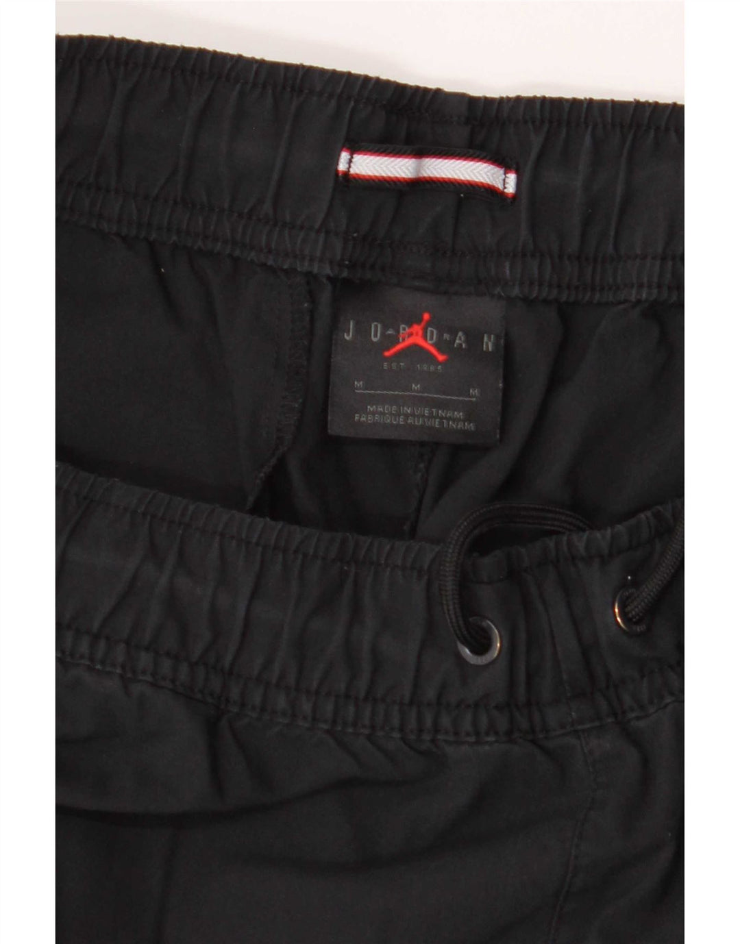 Pantaloni da tuta da uomo Jordan Joggers in cotone nero medio