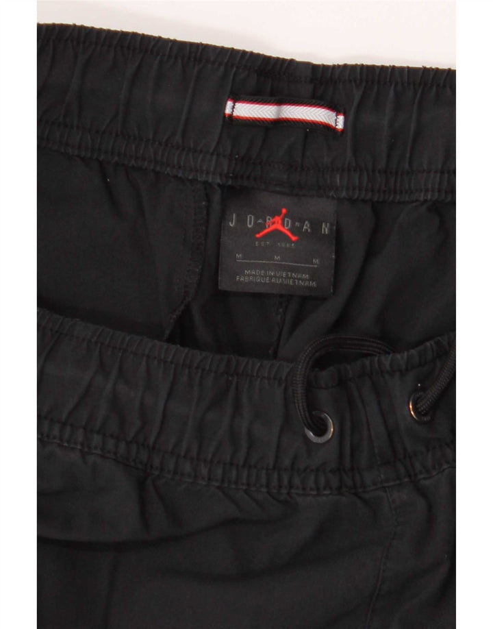 Pantaloni da tuta da uomo Jordan Joggers in cotone nero medio