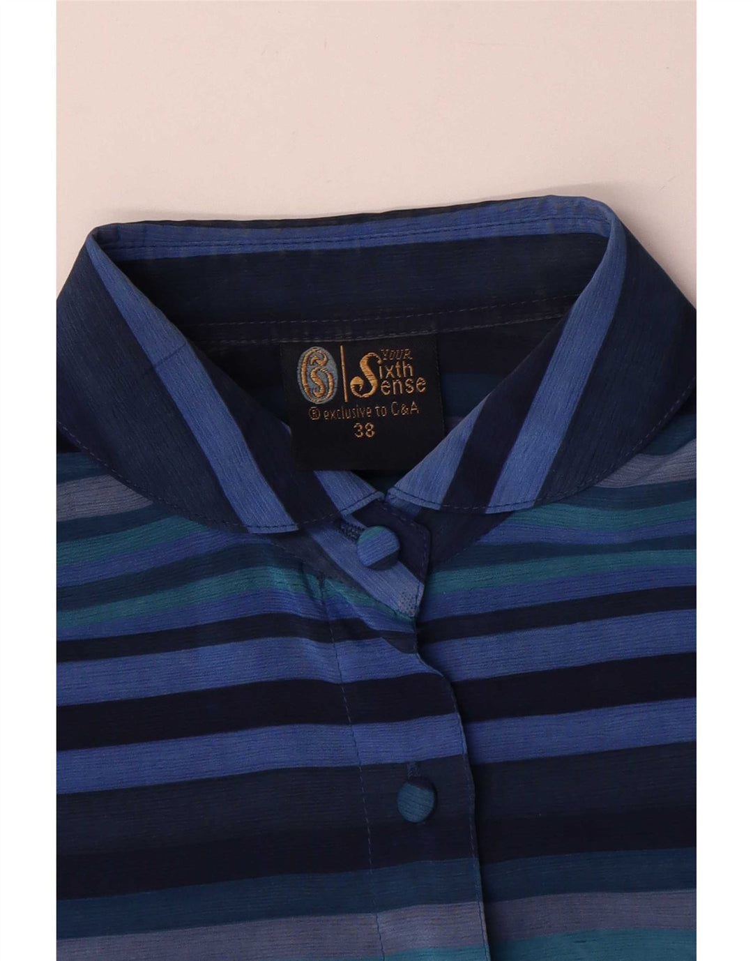 La tua camicetta da donna Sixth Sense EU 38 Poliestere a righe blu medio