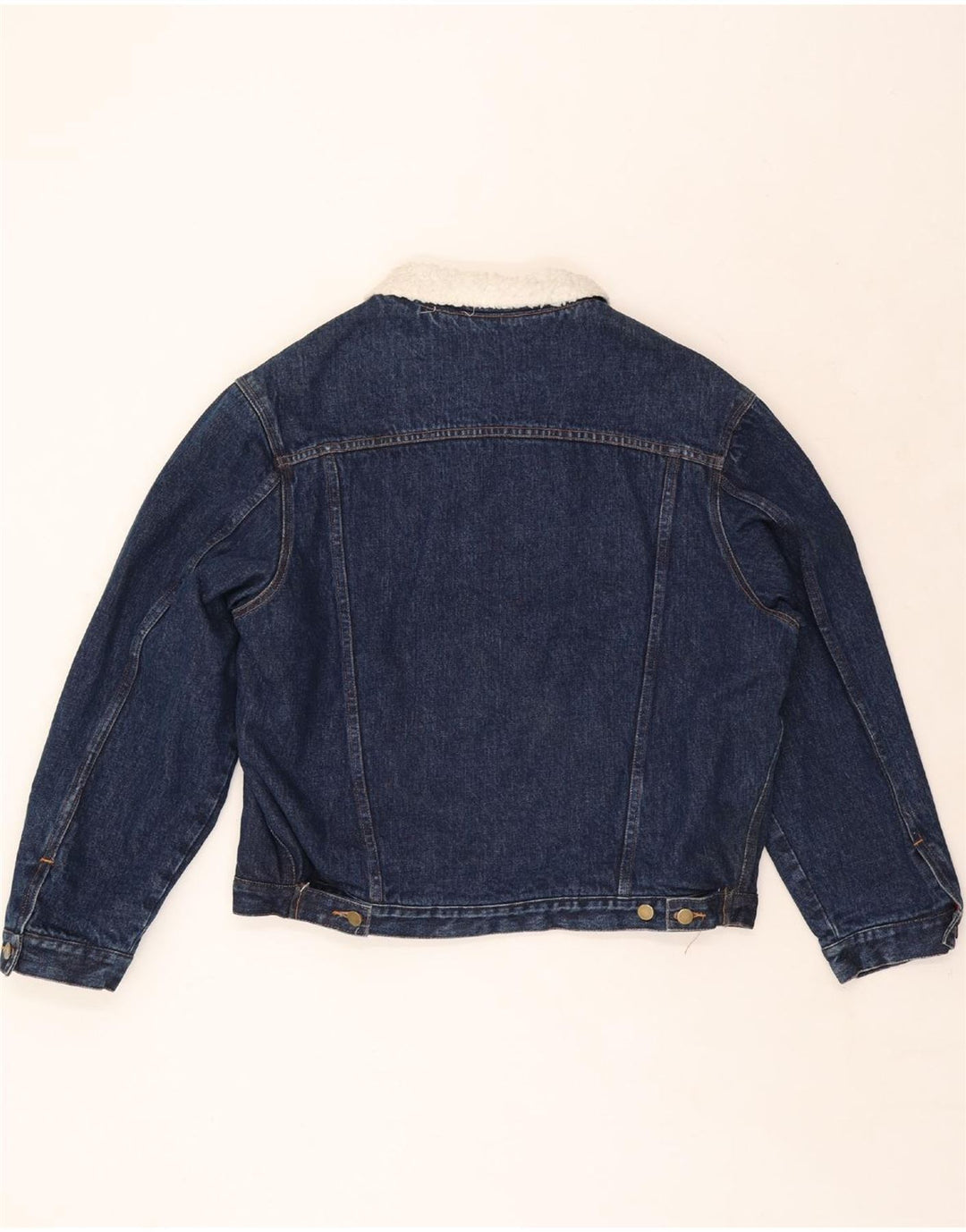 Giacca in denim Sherpa da uomo GREEN FOX UK 38 Blu medio