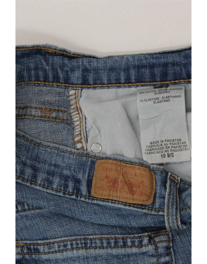 Levi's Donna 529 Curvy Bootcut Jeans US 10 Large W30 L29 Cotone Blu