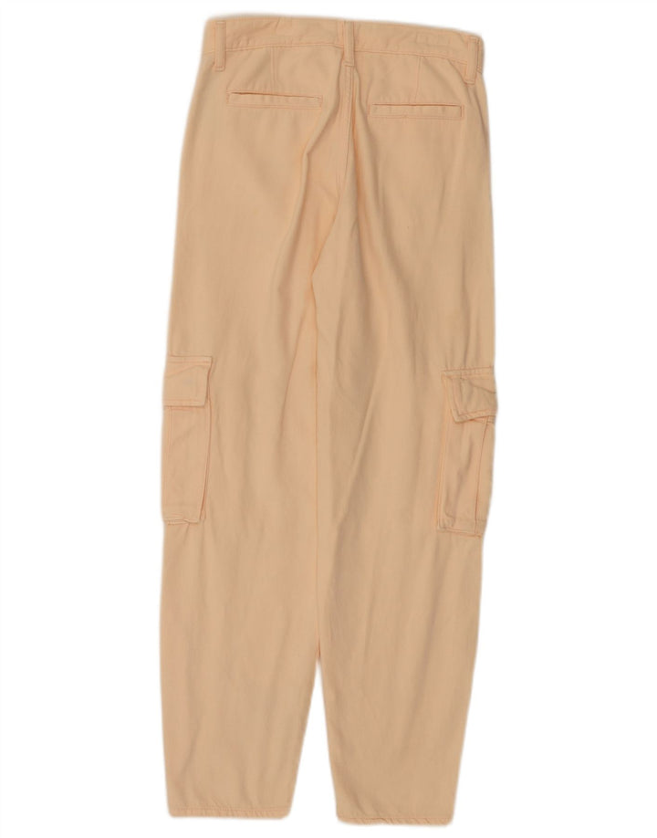 Pantaloni cargo affusolati a vita alta da donna LEVI'S W24 L28 in cotone rosa