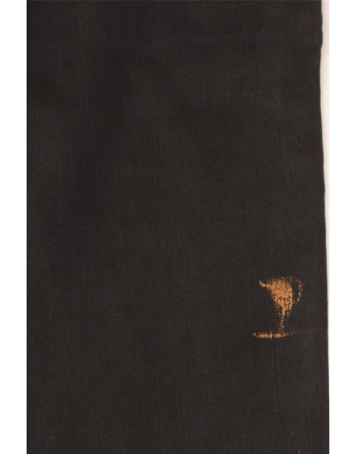 Jeans dritti regolari da donna Marks & Spencer UK 16 grandi W32 L30 neri