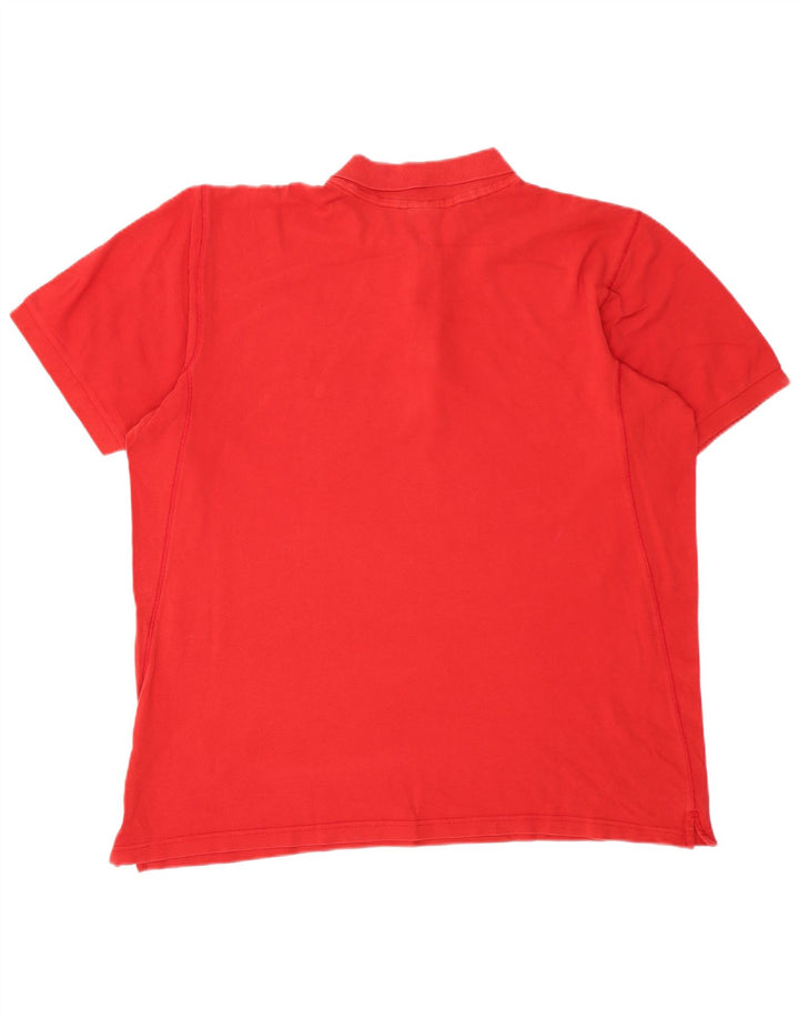 Polo NIKE da uomo UK 45/47 XL rosso cotone
