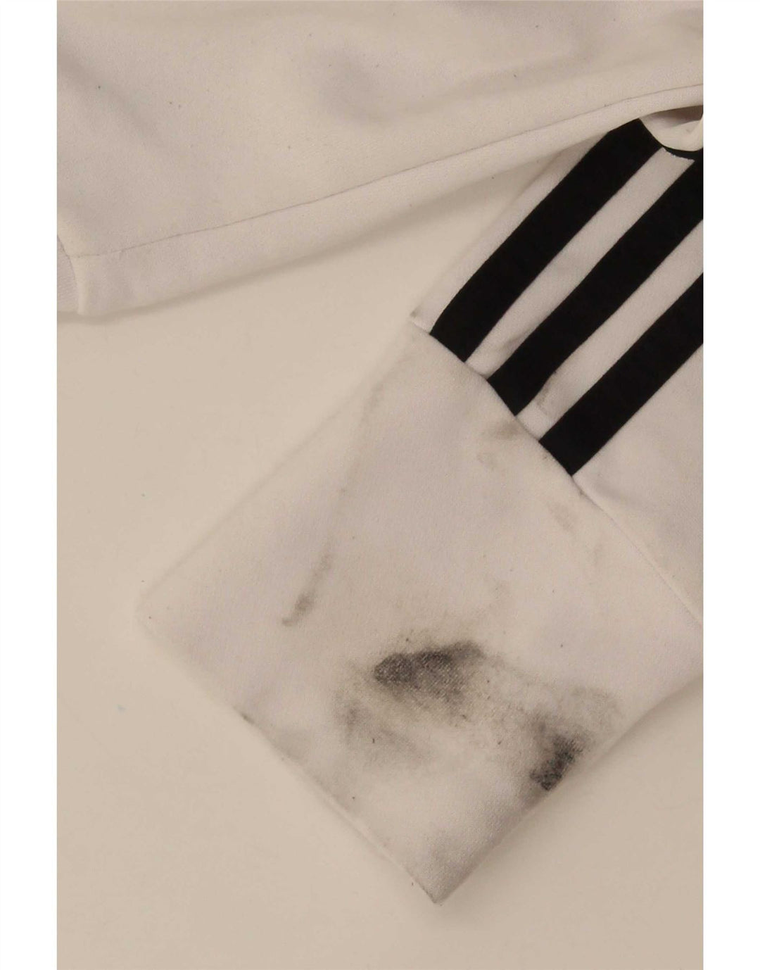 Giacca da tuta da donna Adidas UK 16 grande poliestere bianco