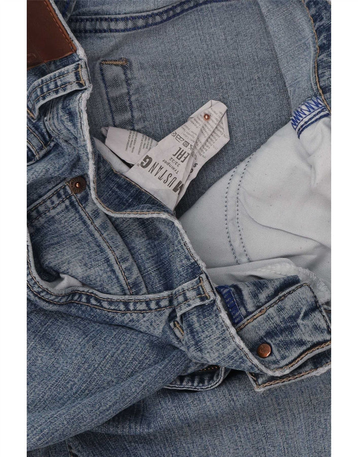 Jeans dritti Tramper da uomo Mustang W33 L32 in cotone blu