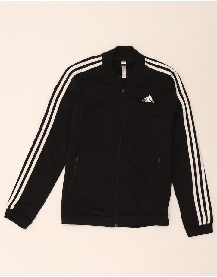 Giacca da tuta da donna Adidas UK 8/10 Small Poliestere nero