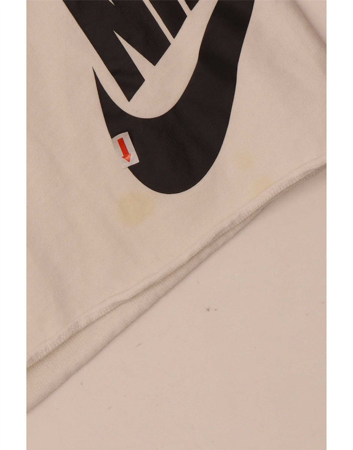Pantaloncini sportivi Nike da uomo con grafica XL in cotone bianco