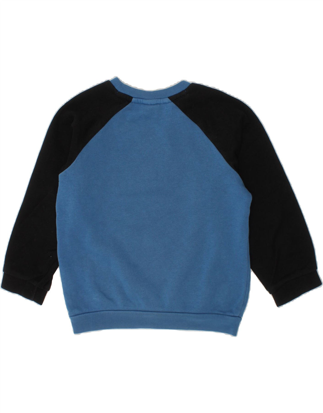 PUMA Boys Graphic Sweatshirt Jumper 3-4 Years Blue Colourblock Cotton Vintage Puma and Second-Hand Puma from Messina Hembry 