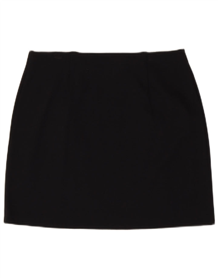 Minigonna da donna Marks & Spencer UK 14 Large W32 viscosa nera