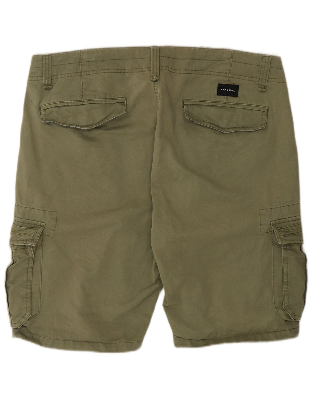Pantaloncini cargo da uomo dalla vestibilità rilassata Rip Curl W36 grandi in cotone kaki