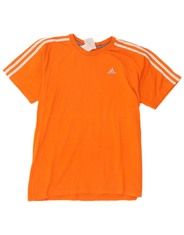 Adidas T-shirt da ragazzo Top 15-16 anni XL Arancione Cotone Sport