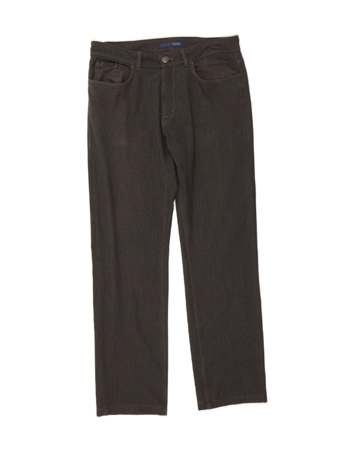 TRUSSARDI Mens Straight Jeans W32 L30 Grey Vintage Trussardi and Second-Hand Trussardi from Messina Hembry 